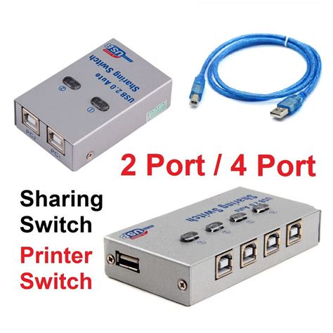 Jual Auto Switch Usb Printer Port Port Port Sharing Switcher Usb