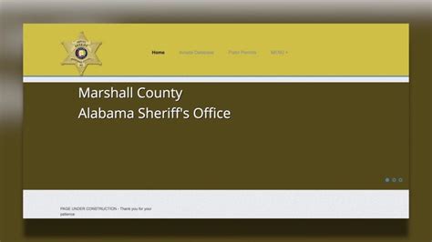 Former Marshall County Sheriff Owned Sheriffs Office Website And Took