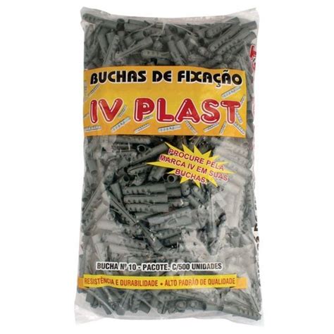 Pacote Buchas De Fixa O Sem Aba Mm Iv Plast Ivplast