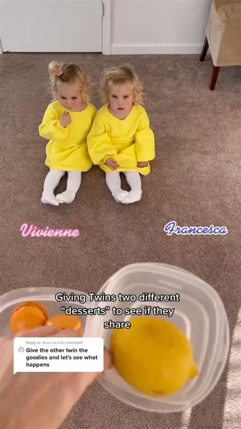 Twins sharing desserts. Tiktok trend | Best funny videos, Funny kids, Funny gif