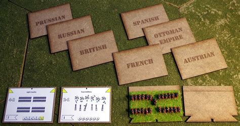 Blucher Etched Bases 35 Sally 4th 28mm Fantasy And Gaming Miniatures