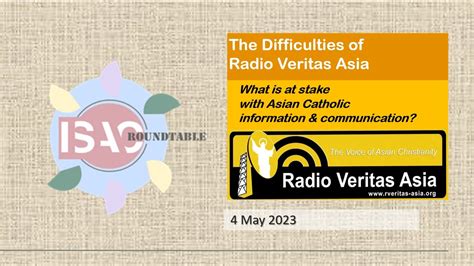 ISAC Roundtable The Difficulties Of Radio Veritas Asia Catholic