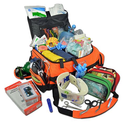 Lightning X Jumbo Medic First Responder Emt Trauma Bag Stocked First