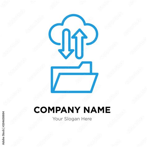 ftp company logo design template, colorful vector icon for your ...