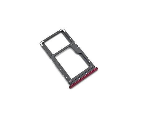 Porta Tarjeta Sim Y Microsd Para Xiaomi Redmi Note Roja Repuestos