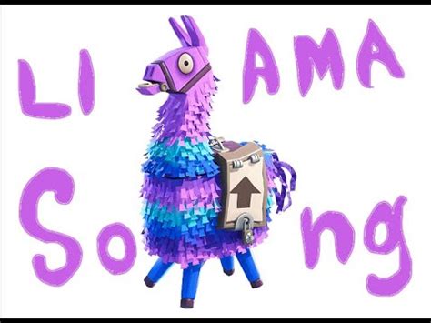 Llama Song Fortnite Parody - YouTube