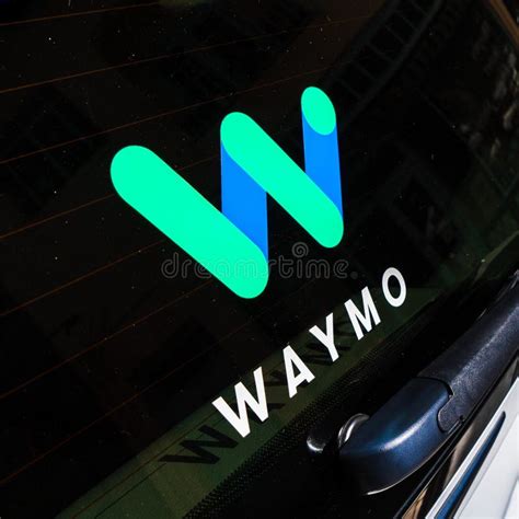 August 29, 2019 Sunnyvale / CA / USA - Close Up of Waymo Logo on the ...