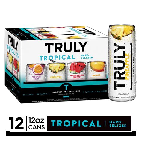 Truly Hard Seltzer Tropical Variety Pack Spiked Sparkling Water