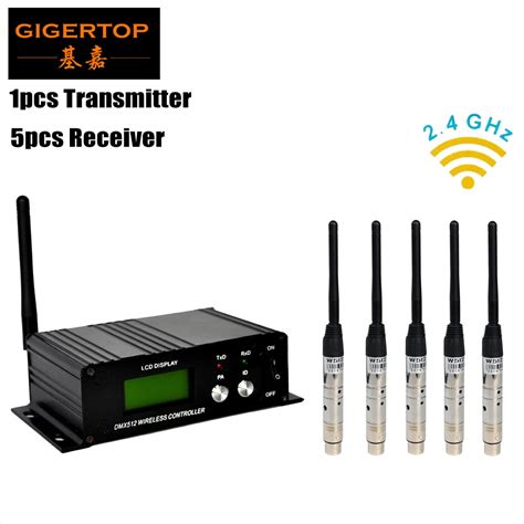 Ghz Stage Light Dmx Wireless Transmitter Receiver Dmx Controller