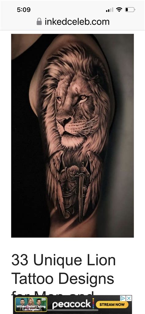 Pin By Debbie Vachon On Tattoos Lion Shoulder Tattoo Lion Tattoo