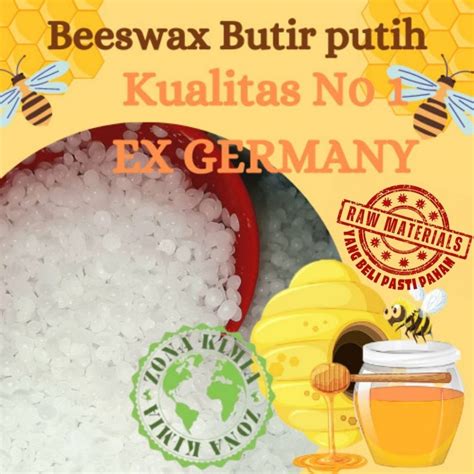 Jual Lilin Lebah Beewax Pellets 100gram Bee Wax Pelet Beeswax Cosmetic