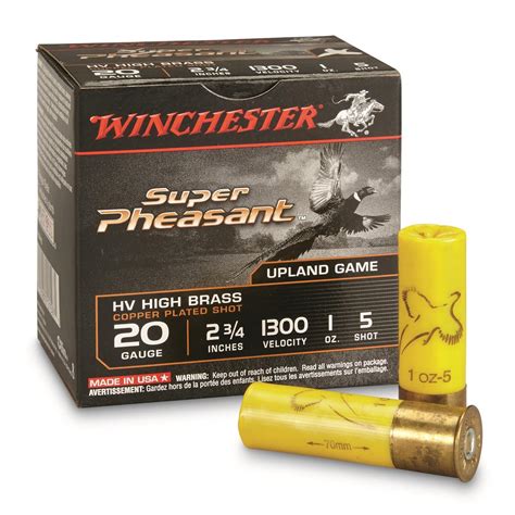 Winchester 20 Gauge 2 3 4 1 Oz Super X Super Pheasant Copper