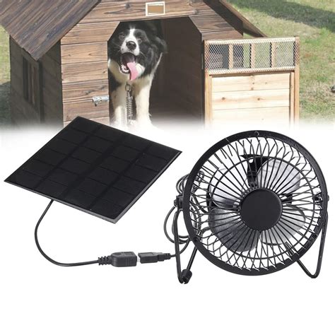 Solar Panel Powered Fan Mini Ventilator 10w 5w Exhaust Fan For Greenhouse Motorhome House