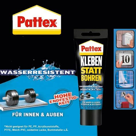 Pattex Kleben Statt Bohren Montagekleber Wasserresistent G