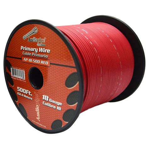 Audiopipe Primary Wire Gauge Foot Spool Red The Wholesale House