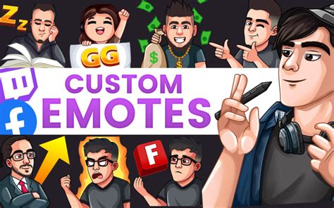 Create Custom Twitch Emotes Personalized By Rogabriel3 Fiverr