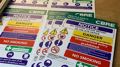 Personalised Health And Safety Boards Hexio