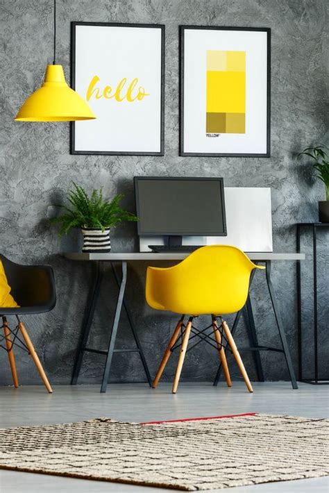 Yellow Office Walls