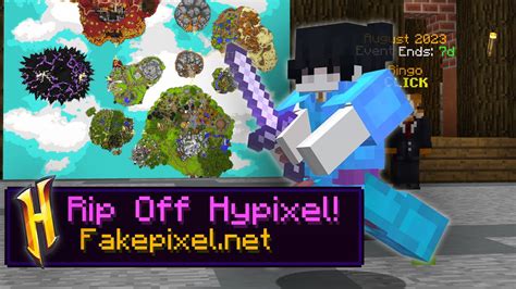 I Played A Fake Hypixel Skyblock Server Youtube