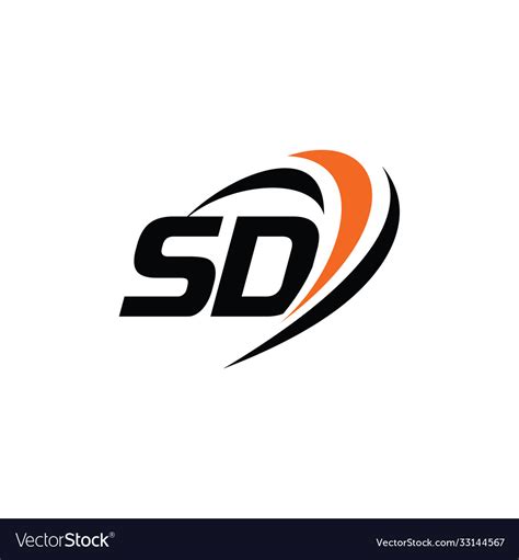 Scd Monogram Logo Royalty Free Vector Image Vectorstock