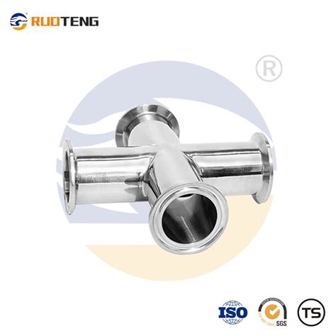 Ruoteng A Food Grade Sanitary Stainless Steel Pipe Fitting Clamped