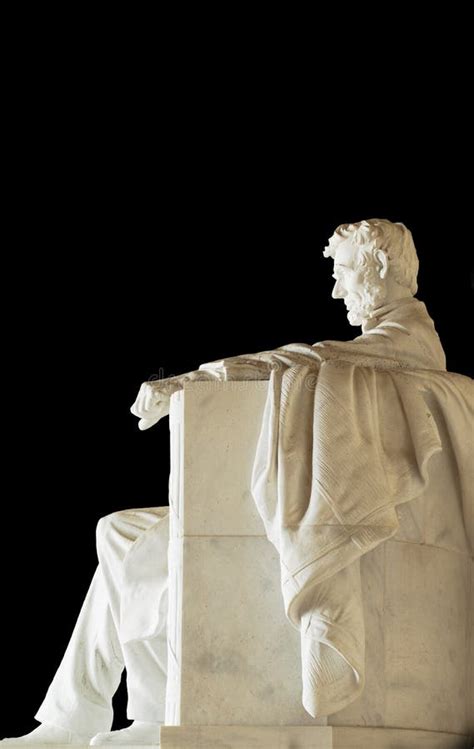 Lincoln Statue En Lincoln Memorial Washington DC Imagen Editorial