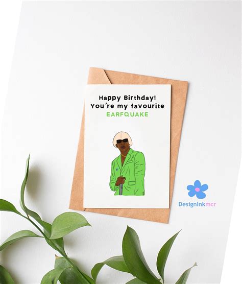 Tyler The Creator Happy Birthday Card Card For Him Card Etsy Australia