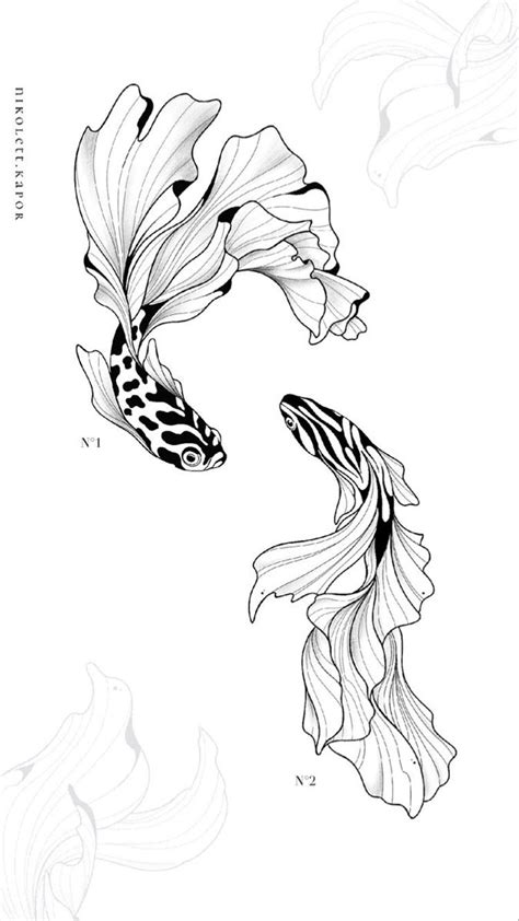 Pin On Tattoo Koi Tattoo Design Geometric Tattoo Design Tattoo