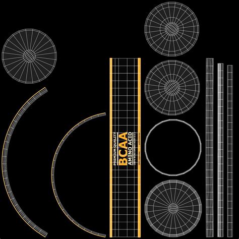 3D BCAA Model - TurboSquid 2082096