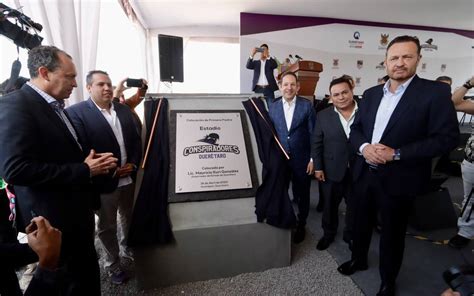 Conspiradores Llega A Huimilpan Colocan Primera Piedra De Su Estadio