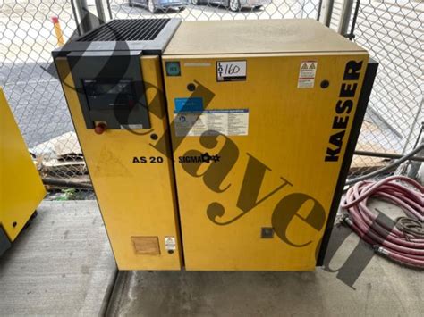 Kaeser As 20 20hp Rotary Screw Air Compressor 33165hrs Sn 1102 2013