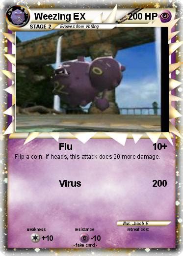 Pokémon Weezing Ex Flu My Pokemon Card