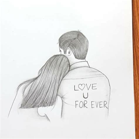 Easy Drawings Of A Loving Couple