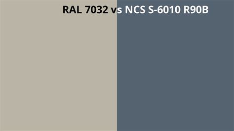 Ral 7032 Vs Ncs S 6010 R90b Ral Colour Chart Uk