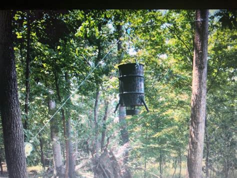 Hanger for deer feeder | North Carolina Hunting and Fishing Forums