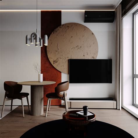 Ergonomic stylish apartment for couples :: Behance