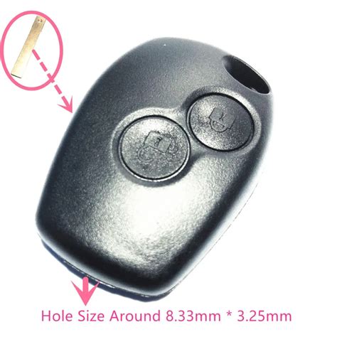 Without Blade Buttons Car Key Shell Remote Fob Cover Case For Renault