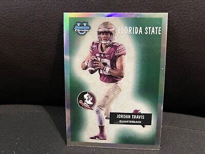 2023 Bowman University Chrome Jordan Travis 55BF 15 Florida State EBay