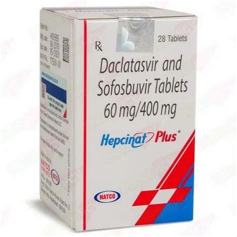 Hepsinat Plus Daclatasvir And Sofosbuvir Tablets Natco Packaging Type