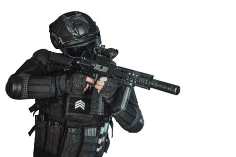 Member of the SWAT team stock image. Image of member - 94199343