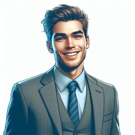 Premium Psd Hyper Realistic Vector Art Trendy Male Walking Business