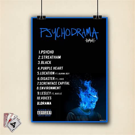 Dave Psychodrama Album Poster - Etsy