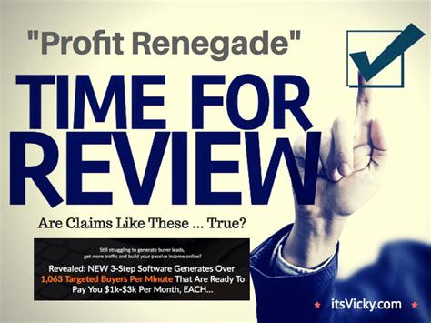 Profit Renegade Review – Profit or Empty Pockets? - itsVicky