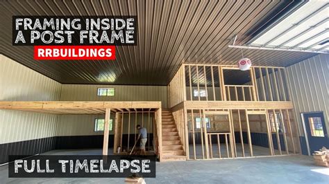 How To Finish The Inside Of A Post Frame Building Webframes Org