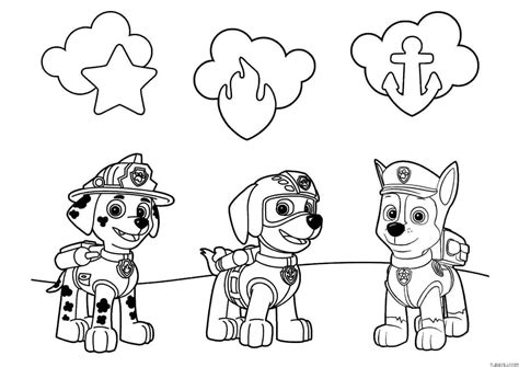 Paw Patrol Coloring Pages Turkau