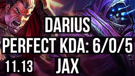 DARIUS Vs JAX TOP 6 0 5 1 7M Mastery 700 Games Dominating BR