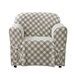 Sure Fit Buffalo Check Armchair Skirted Slipcover Reviews Wayfair