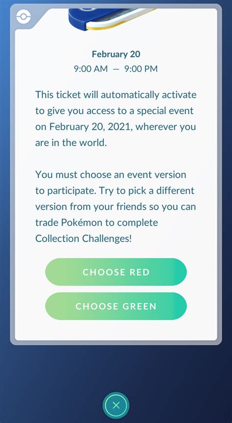 Pokemon Go Tour Kanto How To Choose A Red Or Green Ticket