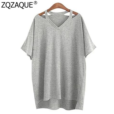 2018 Summer New European And American Womens Loose Cotton T Shirts