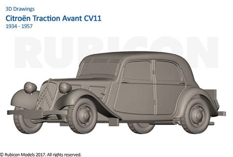 Rubicon Models Citroën Traction Avant CV11 Brückenkopf Online